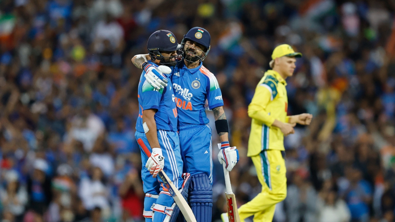 ధనాధన్ బాదిన రోహిత్, కోహ్లీ.. గెలుపు సంబరాలు చేసుకున్న టీమిండియా.. ఫొటోలు చూస్తారా?