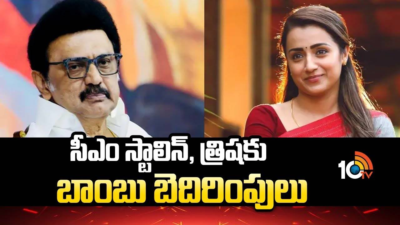 Tamil Nadu : సీఎం స్టాలిన్, త్రిషకు బాంబు బెదిరింపులు