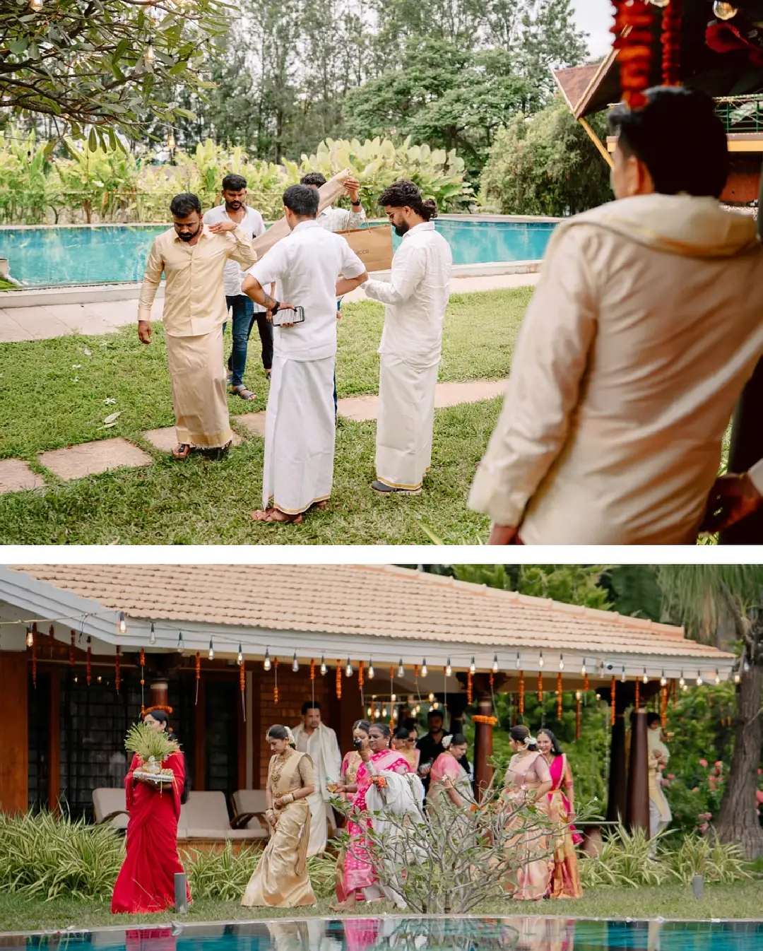 Cameraman Bhuvan Gowda wedding photos are going viral on social media.