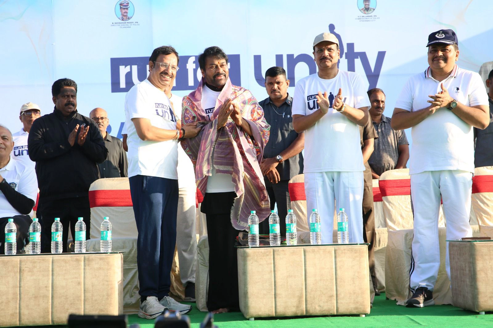 Chiranjeevi Participated in Run for Unity Program