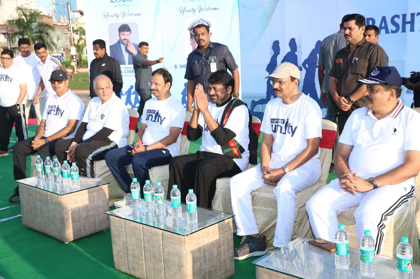 Chiranjeevi Participated in Run for Unity Program