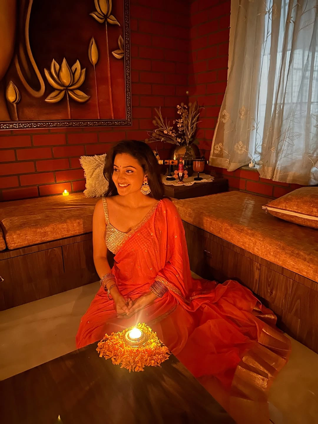 Deepika Pilli Cute Photos from Diwali Celebrations