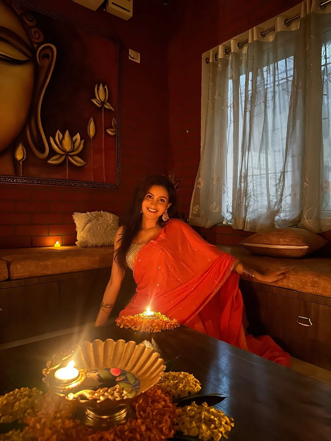 Deepika Pilli Cute Photos from Diwali Celebrations