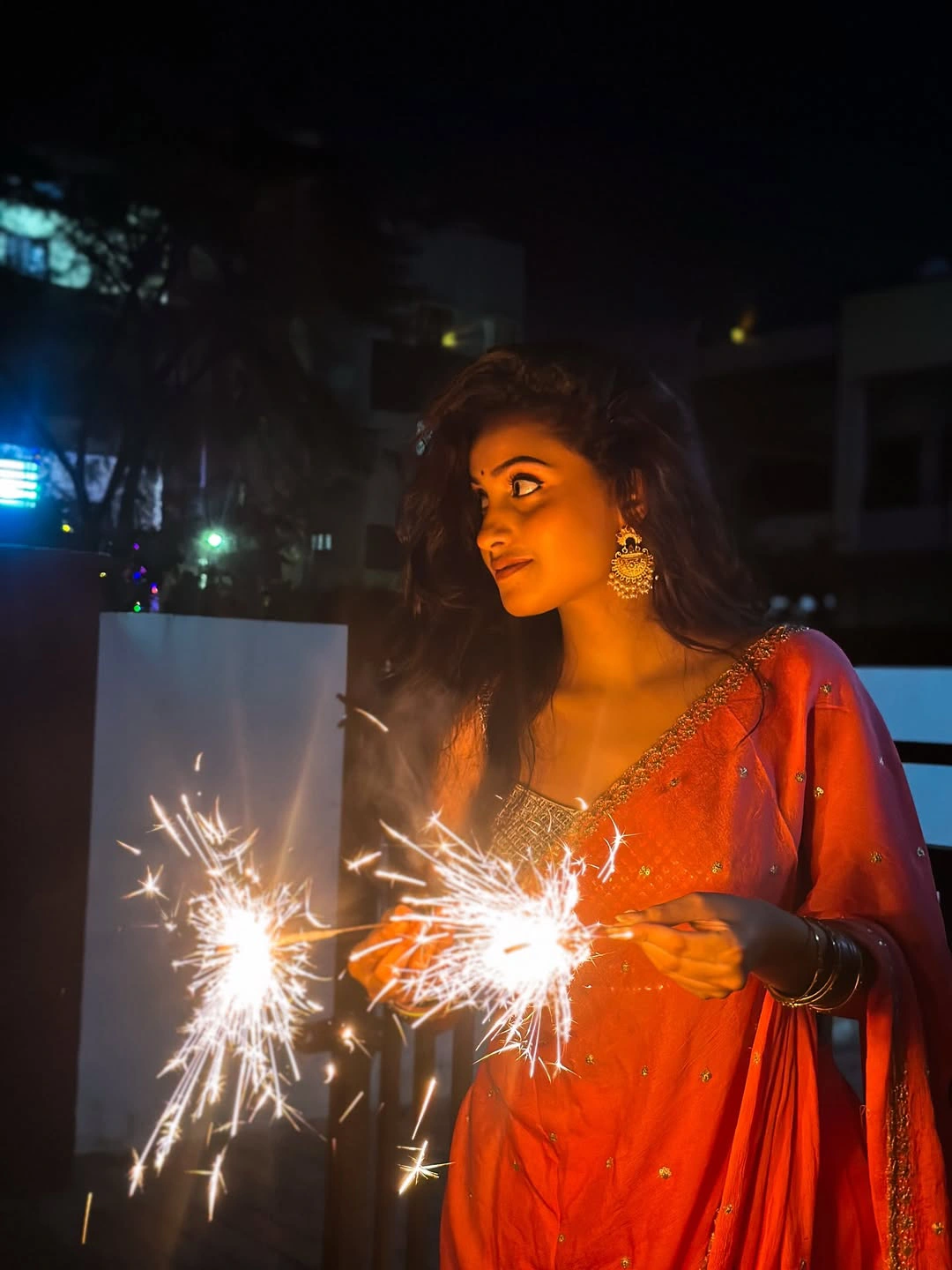 Deepika Pilli Cute Photos from Diwali Celebrations
