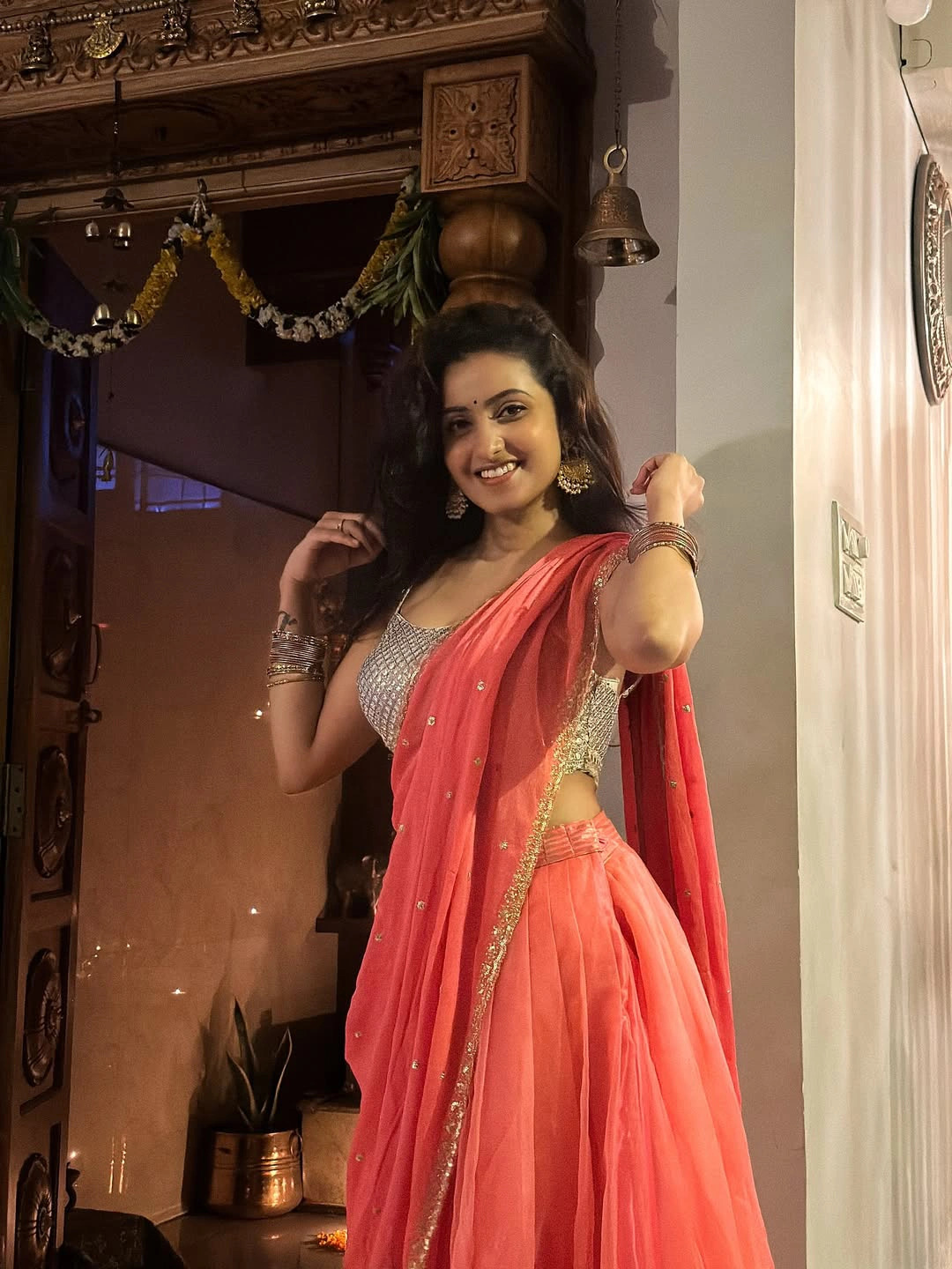 Deepika Pilli Cute Photos from Diwali Celebrations