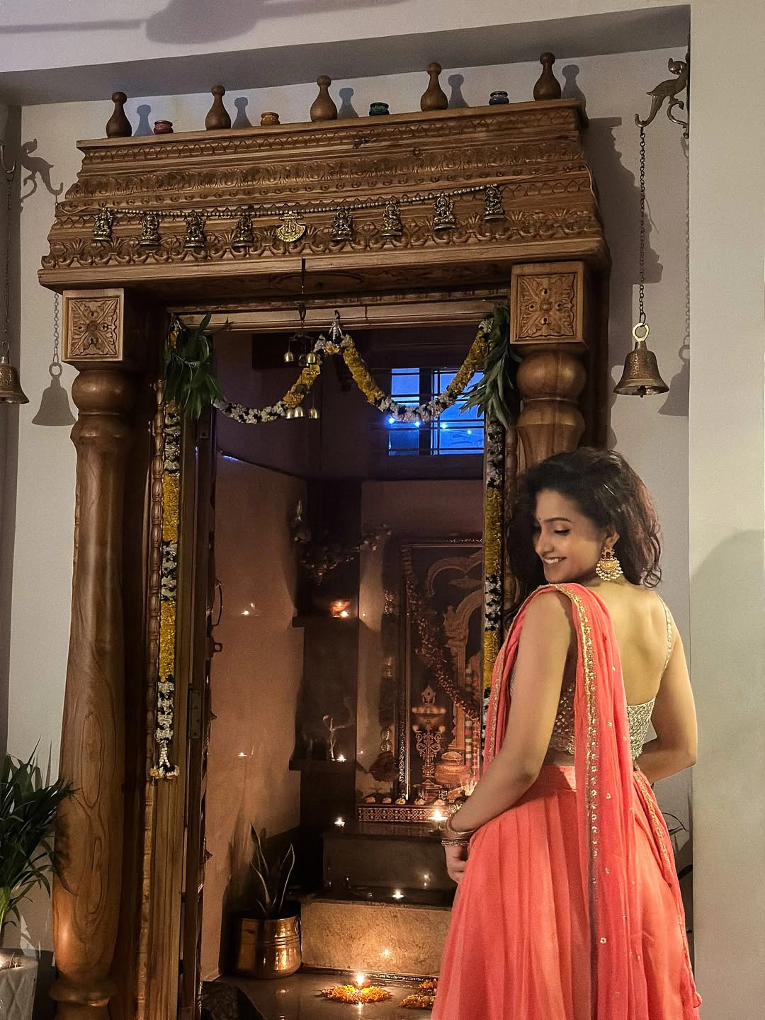 Deepika Pilli Cute Photos from Diwali Celebrations