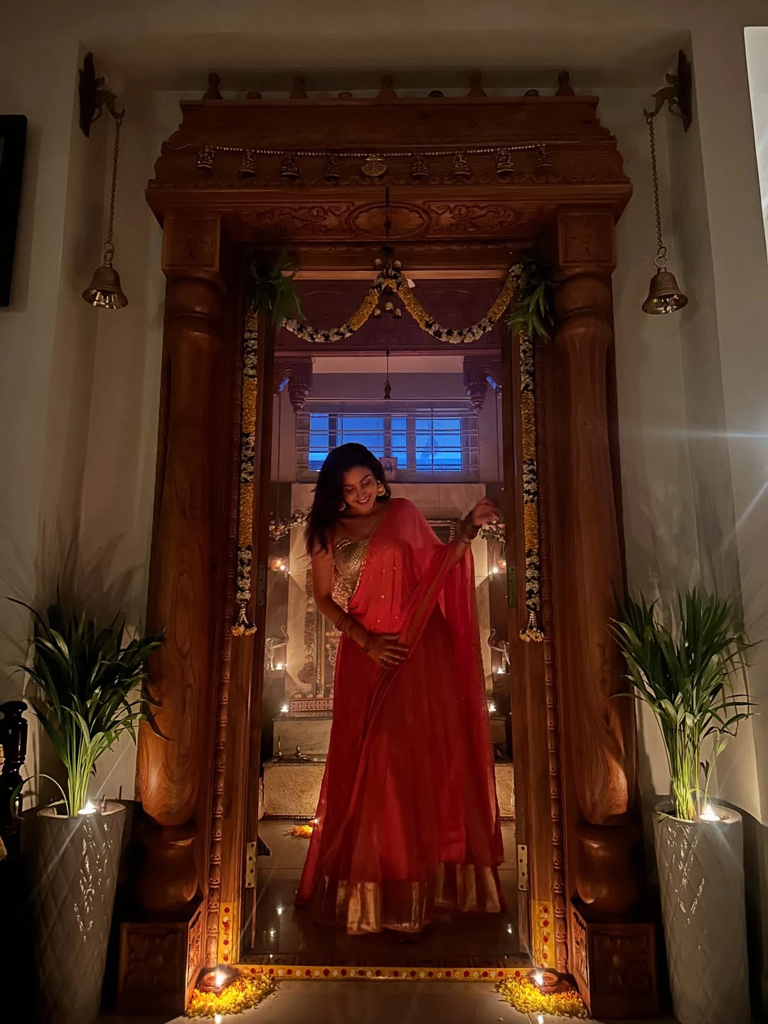 Deepika Pilli Cute Photos from Diwali Celebrations