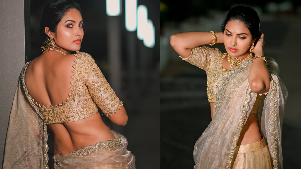 Divi : దీపావళి నాడు దివి అందాలు.. ఫొటోలు వైరల్..