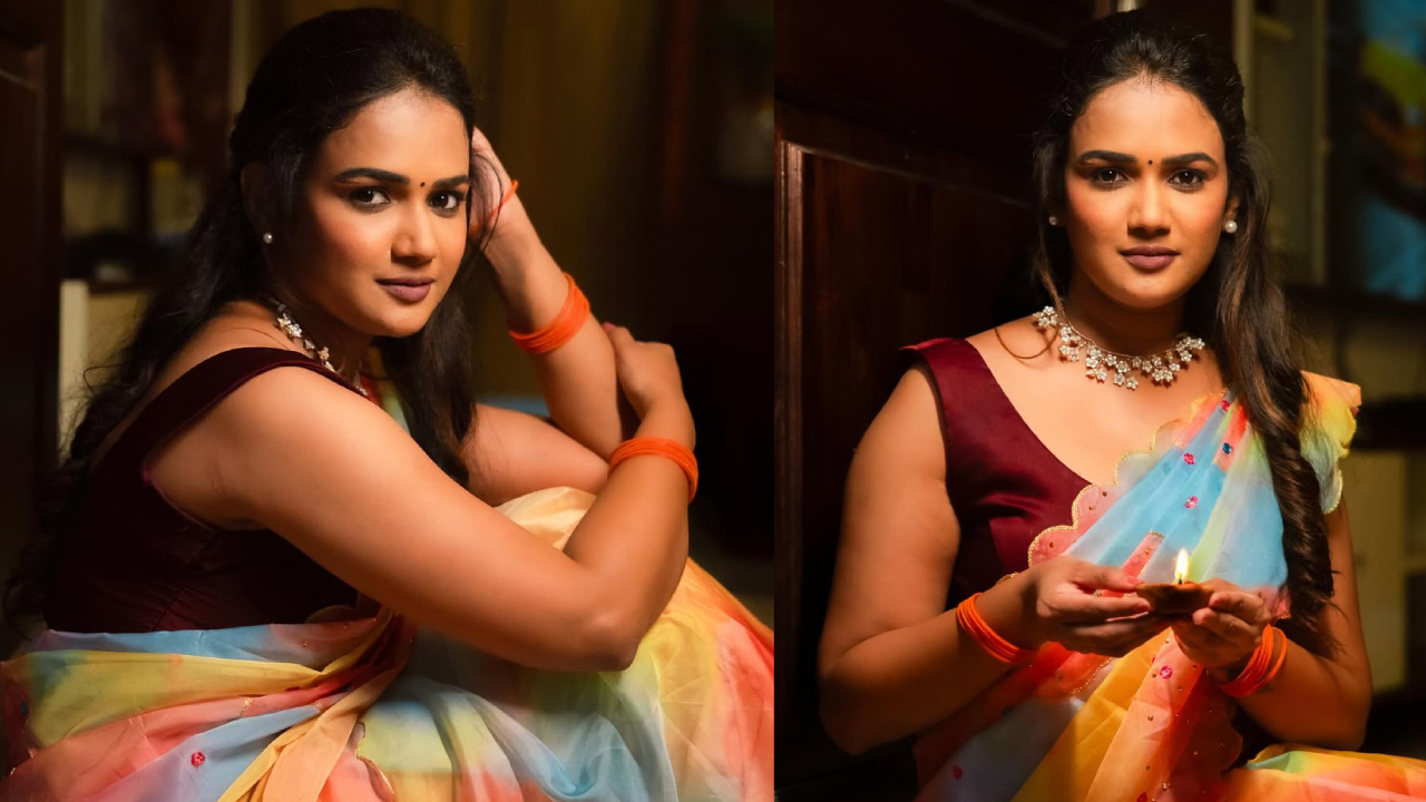 Ariyana Glory: అరియానా ఇంట్లో దీపావళి పండుగ.. ఫోటోలు