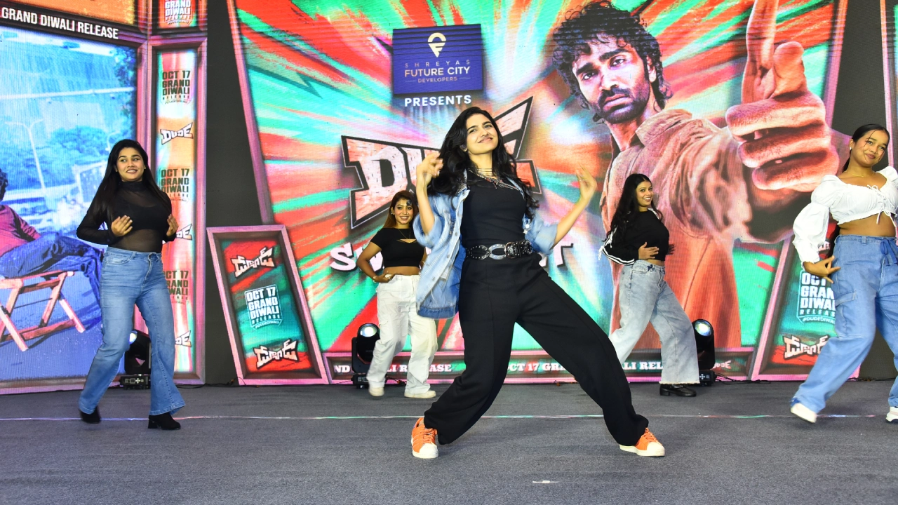 Pradeep Ranganathan Mamitha Baiju Dude Movie Pre Release Event