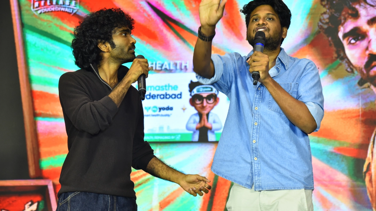 Pradeep Ranganathan Mamitha Baiju Dude Movie Pre Release Event