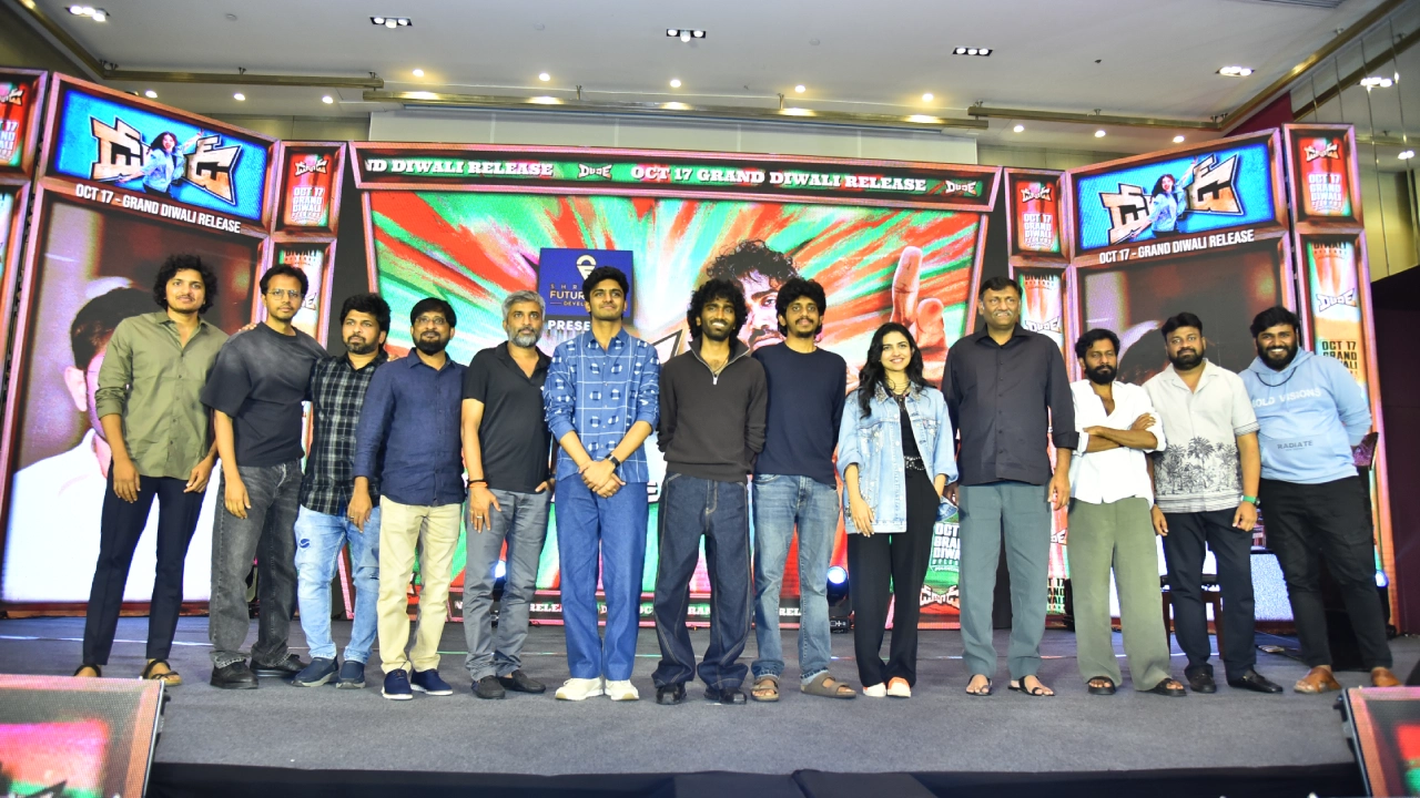 Pradeep Ranganathan Mamitha Baiju Dude Movie Pre Release Event