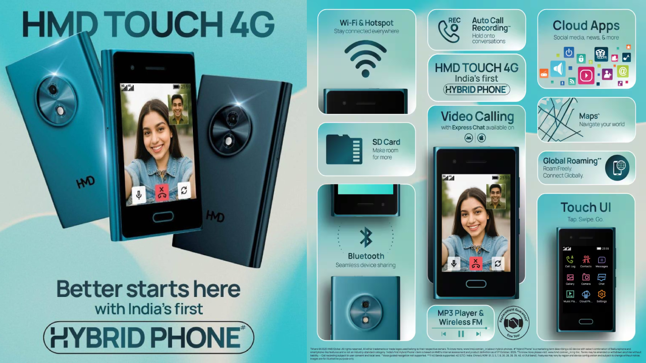 HMD Touch 4G Hybrid Phone : కొత్త HMD టచ్ 4G హైబ్రిడ్ ఫోన్ ఆగయా.. జస్ట్ రూ. 3,999 మాత్రమే.. ఫీచర్ల కోసమైన కొనేసుకోవచ్చు! HMD Touch 4G Hybrid Phone : కొత్త HMD టచ్ 4G హైబ్రిడ్ ఫోన్ ఆగయా.. జస్ట్ రూ. 3,999 మాత్రమే.. ఫీచర్ల కోసమైన కొనేసుకోవచ్చు!