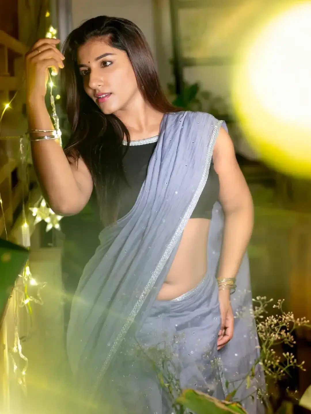 Hot anchor Vishnu Priya latest photoshoot goes viral on social media