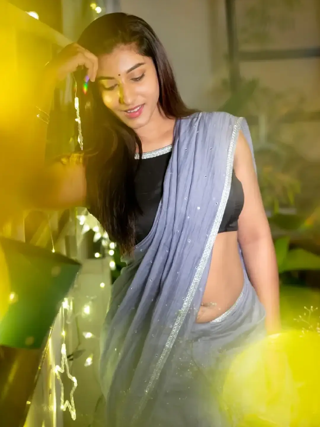 Hot anchor Vishnu Priya latest photoshoot goes viral on social media