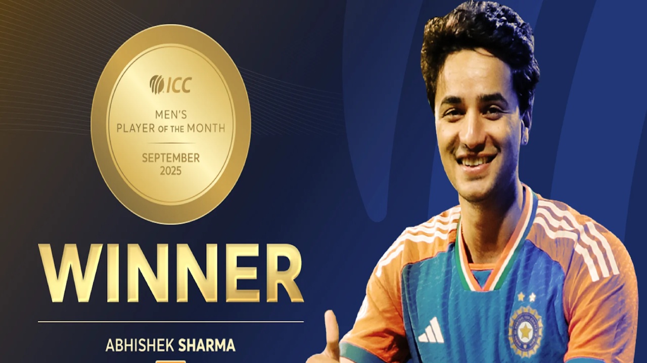 ICC Player of the Month : అభిషేక్ శర్మకు ఐసీసీ ప్లేయర్ ఆఫ్ ది మంత్ అవార్డు.. ICC Player of the Month : అభిషేక్ శర్మకు ఐసీసీ ప్లేయర్ ఆఫ్ ది మంత్ అవార్డు..