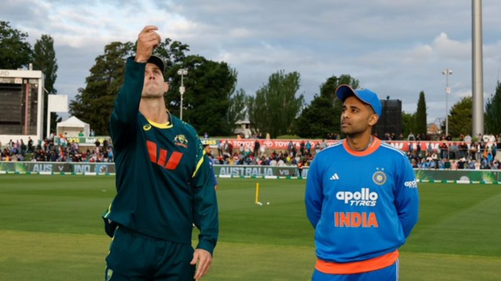IND vs AUS 1st T20 Australia won the toss and opt to bowl