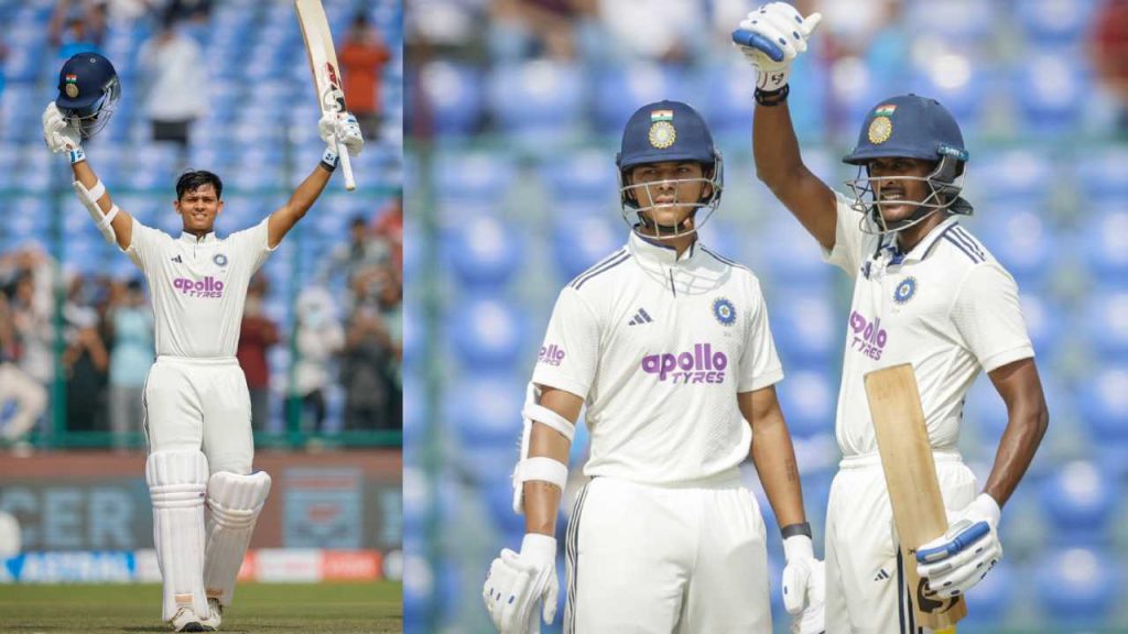 IND vs WI 2nd Test day 1stumps Yashasvi Jaiswal Century india eye on big score