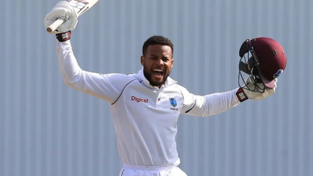 IND vs WI 2nd Test Shai Hope scores Test century after 2967 days