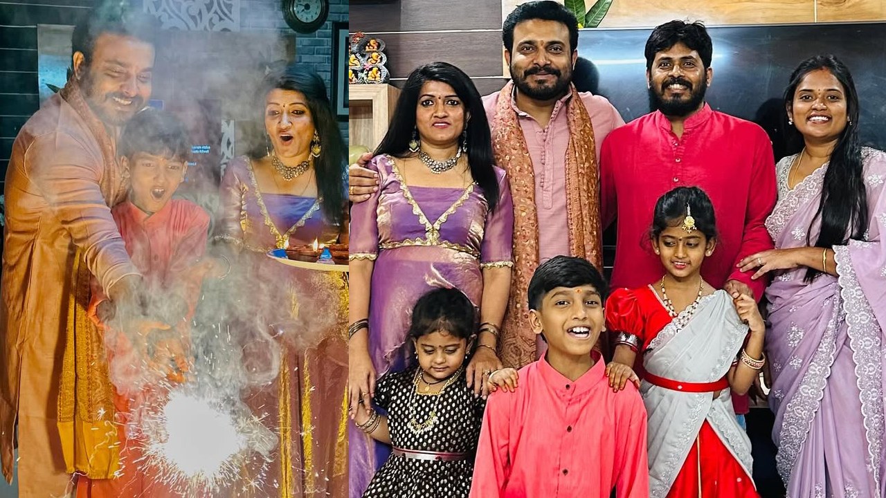 Jabardasth Getup Srinu : జబర్దస్త్ గెటప్ శ్రీను ఫ్యామిలీని చూశారా..? దీపావళి సెలబ్రేషన్స్ ఫొటోలు..