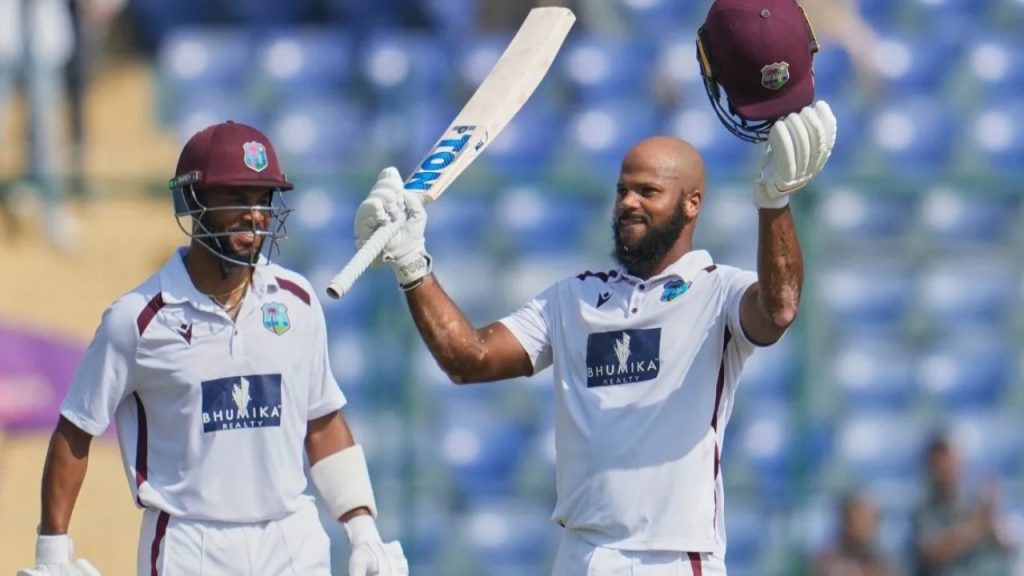 John Campbell becomes 1st West Indian opener to hit century in India since 2002
