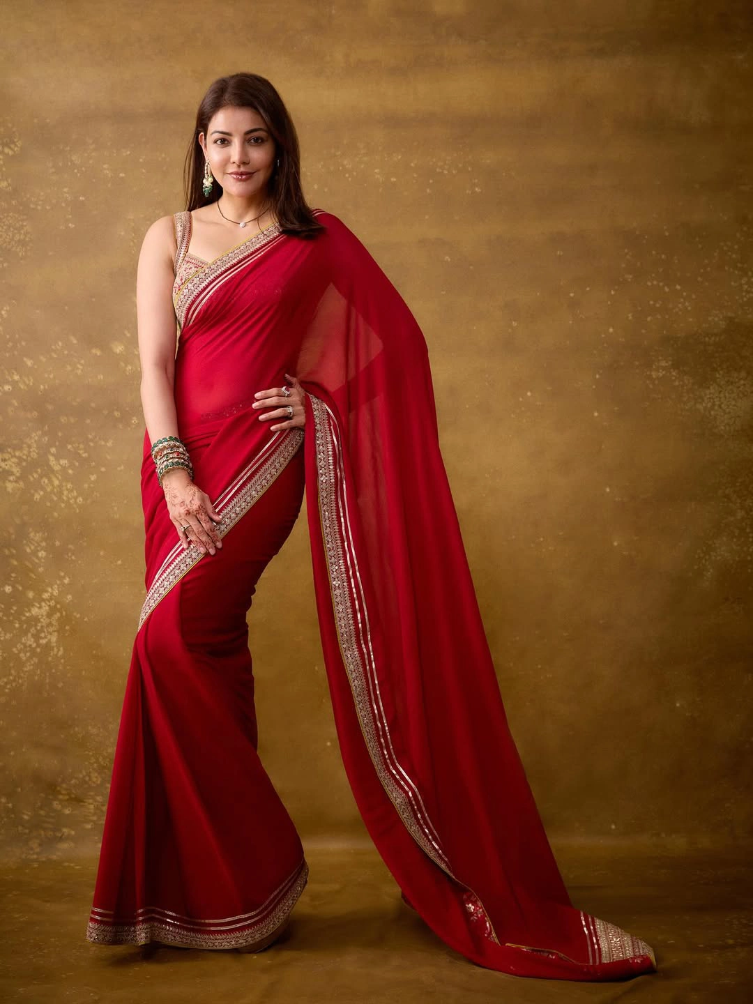 Kajal Aggarwal Karwa Chauth Celebrations with Husband Gautam Kitchlu