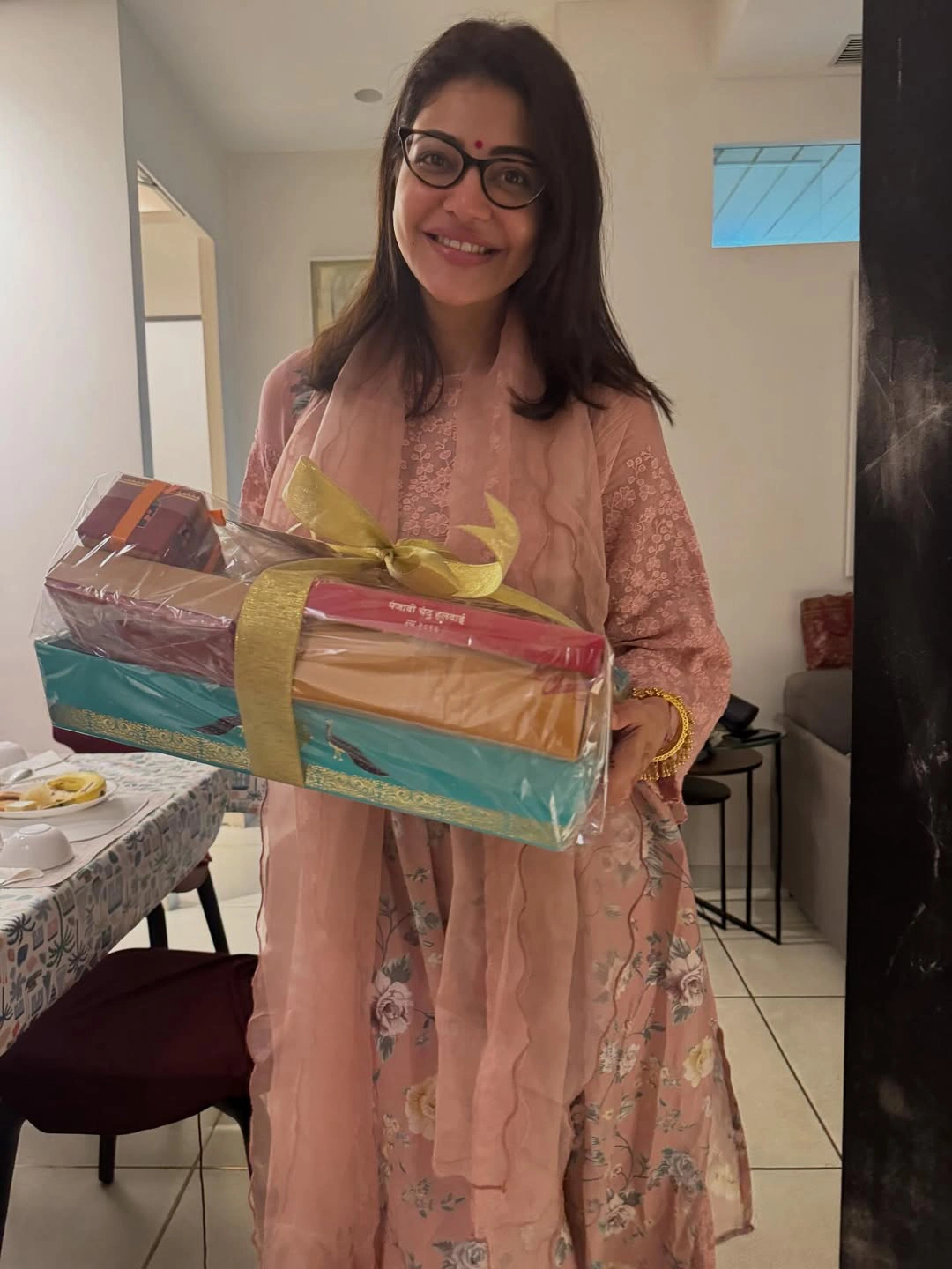 Kajal Aggarwal Karwa Chauth Celebrations with Husband Gautam Kitchlu