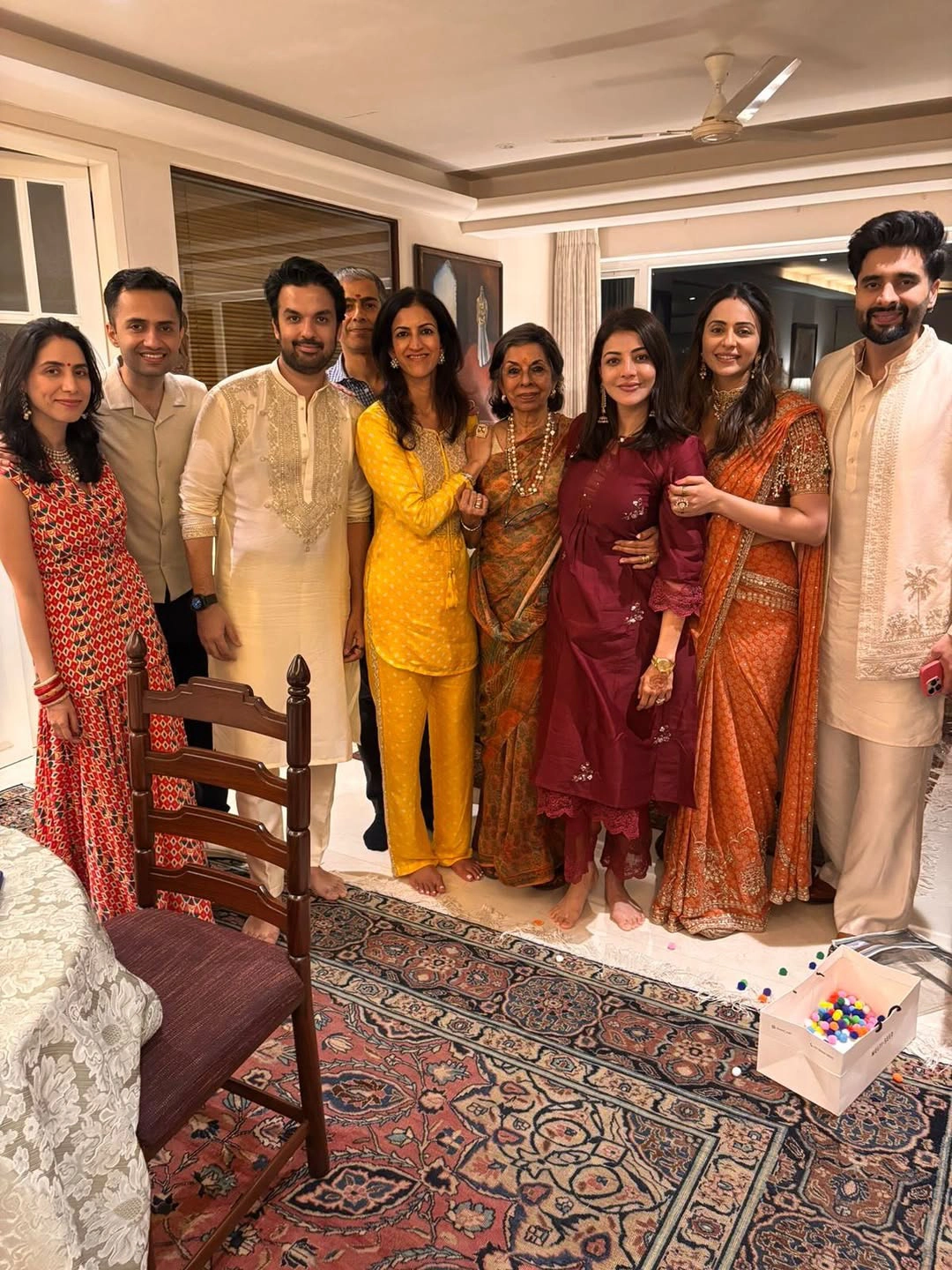 Kajal Aggarwal Karwa Chauth Celebrations with Husband Gautam Kitchlu