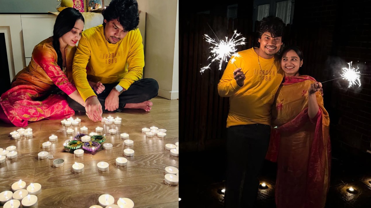 Jabardasth Kevvu Kartheek : భార్యతో కలిసి జబర్దస్త్ కెవ్వు కార్తీక్ దీపావళి సెలబ్రేషన్స్.. ఫొటోలు చూశారా?