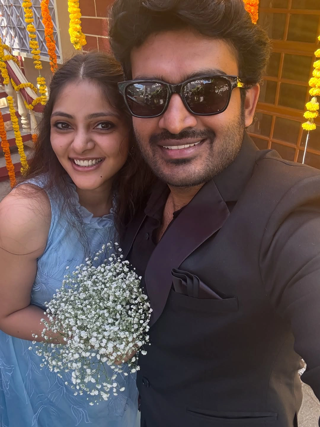Kiran Abbavaram went to Friend Marriage with Wife Rahasya and Son Hanu