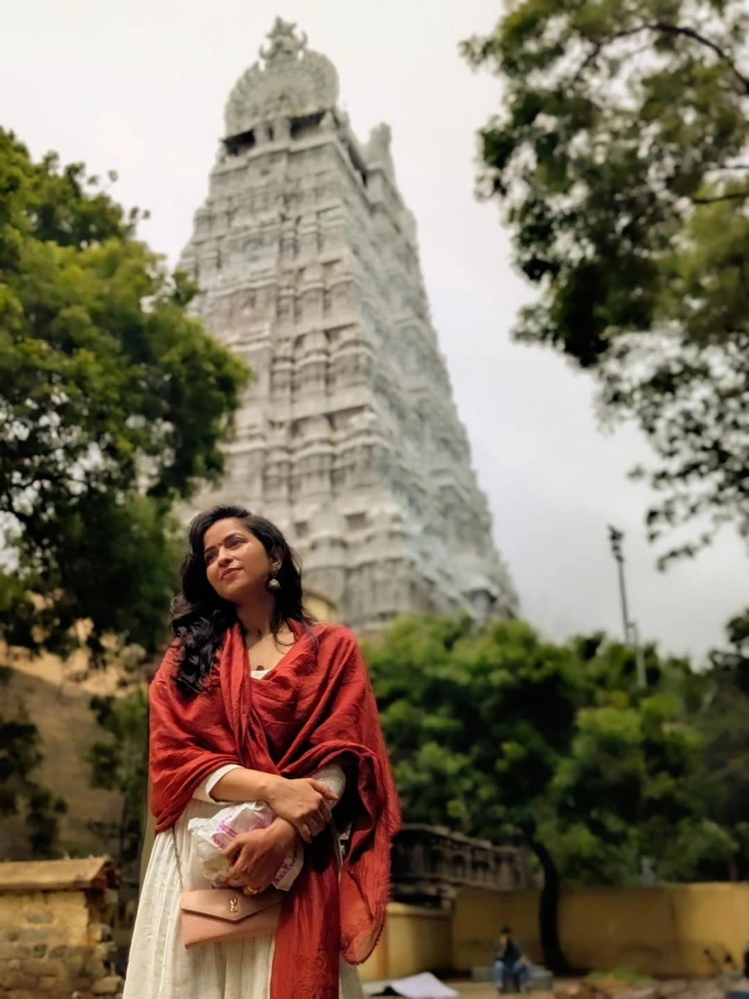 Komalee Prasad Visits Arunachalam Temple