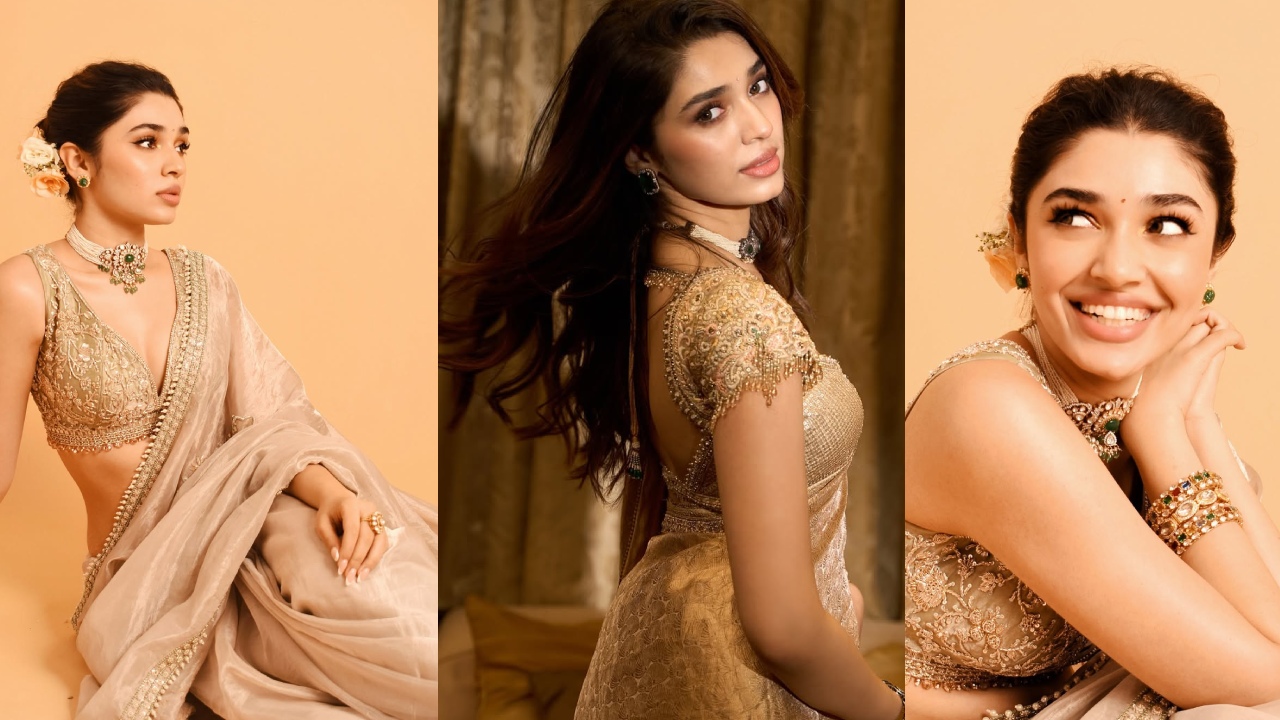 Krithi Shetty : దీపావళి స్పెషల్.. చీరకట్టులో మెరిసిపోతున్న కృతిశెట్టి..