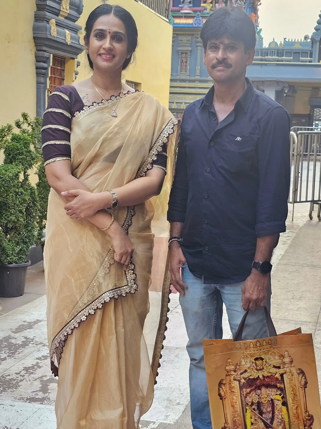 Actress Laya Visited Vijayawada Kankadurga Temple