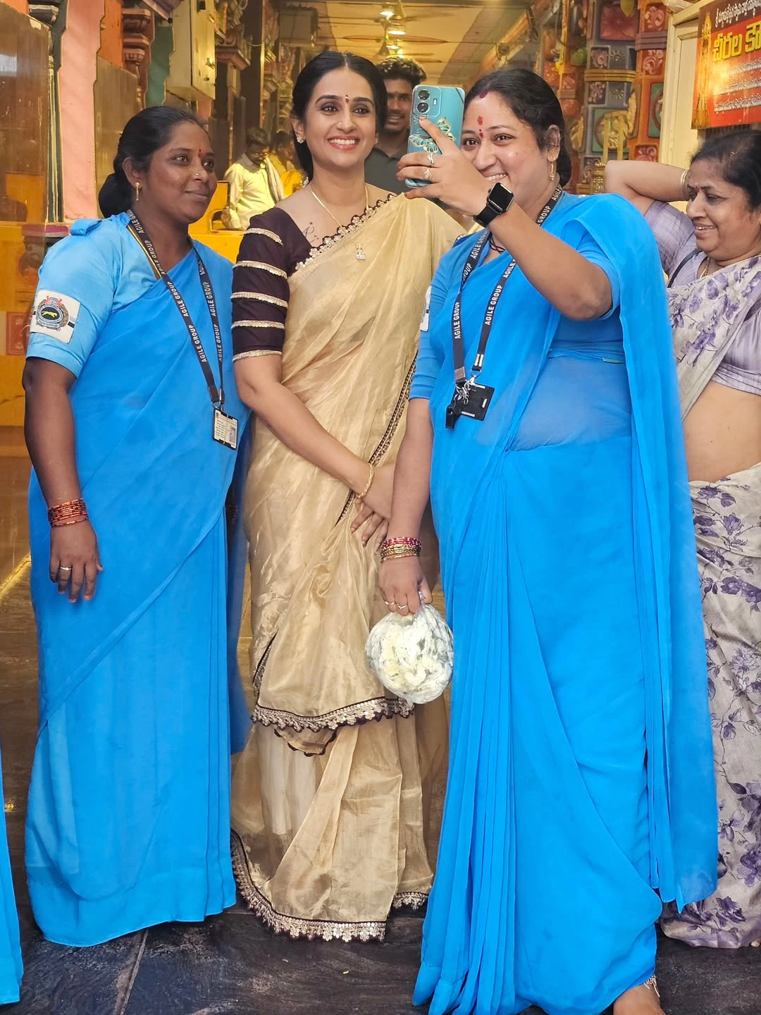 Actress Laya Visited Vijayawada Kankadurga Temple