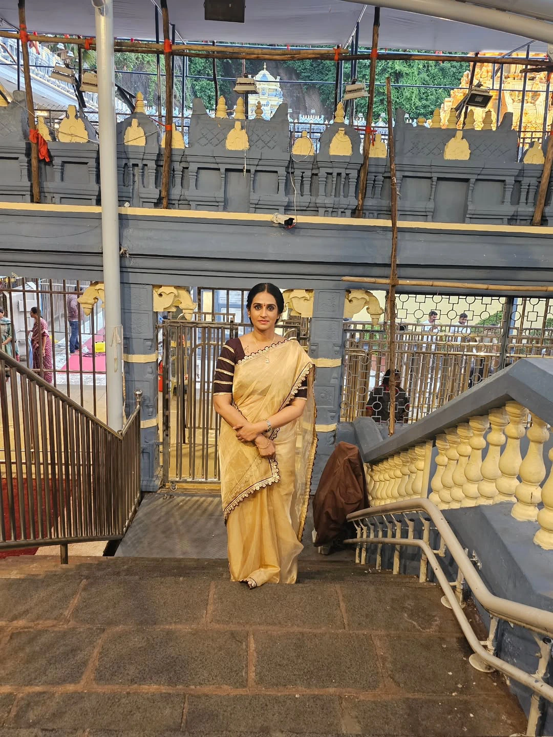 Actress Laya Visited Vijayawada Kankadurga Temple