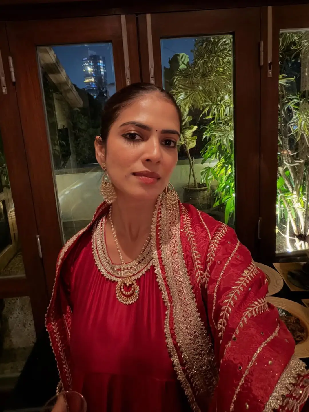 Malavika Mohanan celebrates Diwali with her family