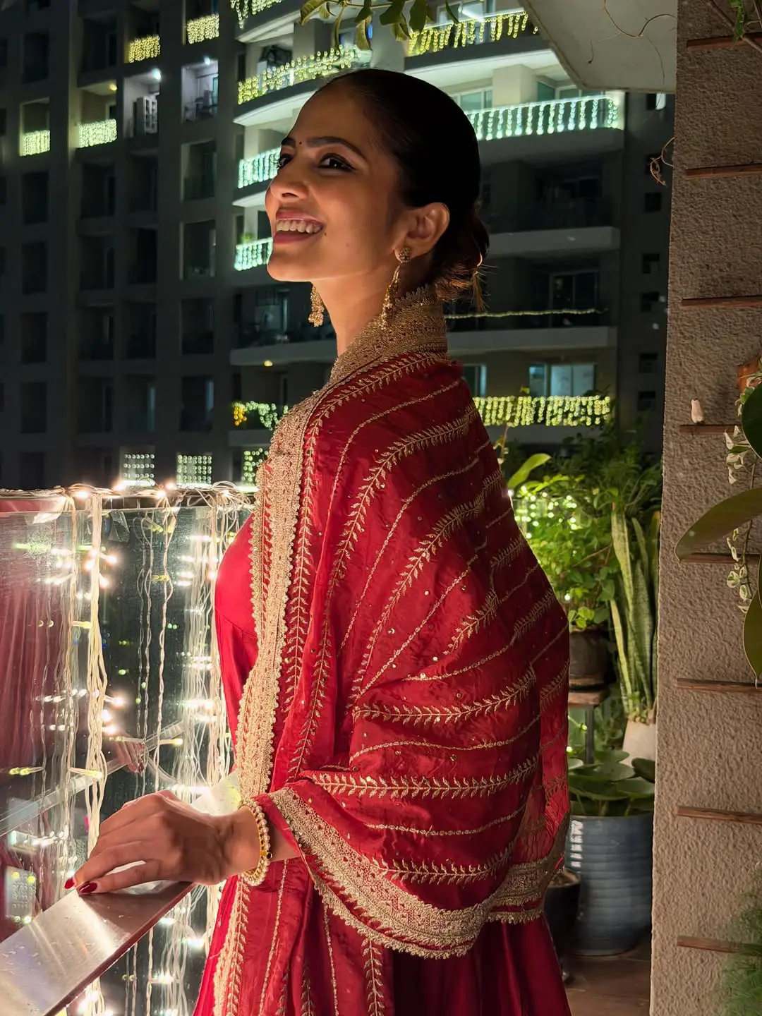 Malavika Mohanan celebrates Diwali with her family