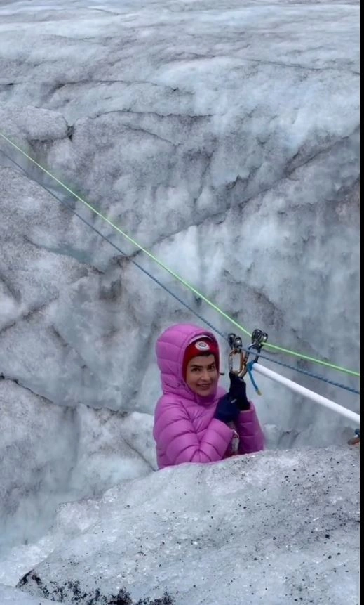 Manchu Lakshmi Enjoying Vacation in Iceland