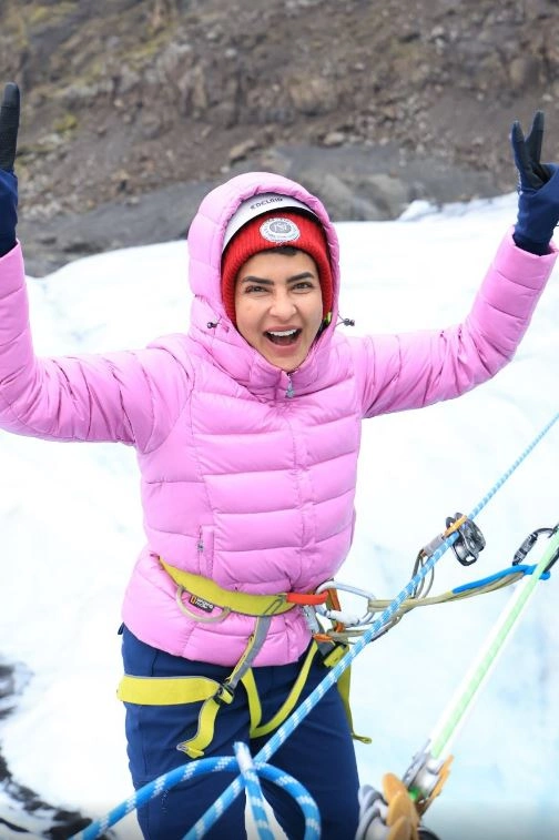 Manchu Lakshmi Enjoying Vacation in Iceland