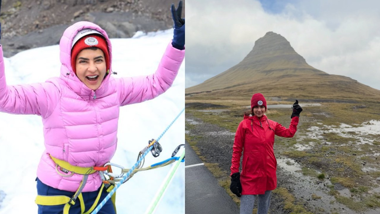 Manchu Lakshmi : మంచులో సాహసాలు చేస్తున్న మంచు లక్ష్మి.. ఐస్ ల్యాండ్ వెకేషన్..