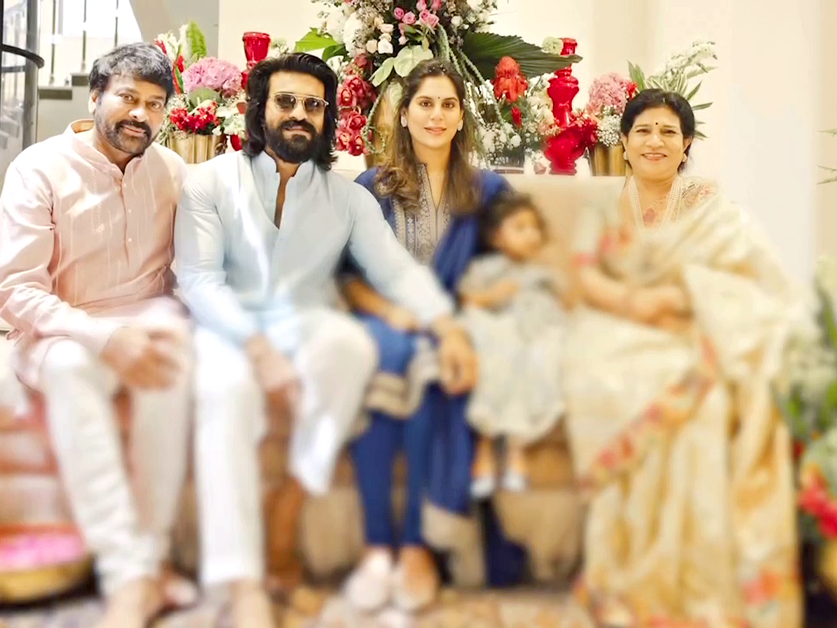 Mega Family held a grand baby shower for Upasana Konidela