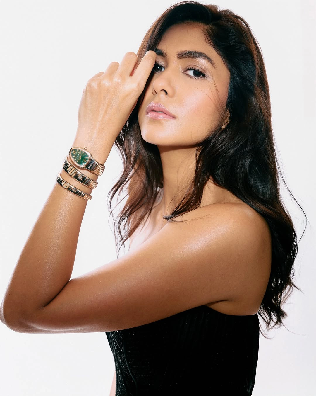 Mrunal Thakur Stylish Looks in Black Dress