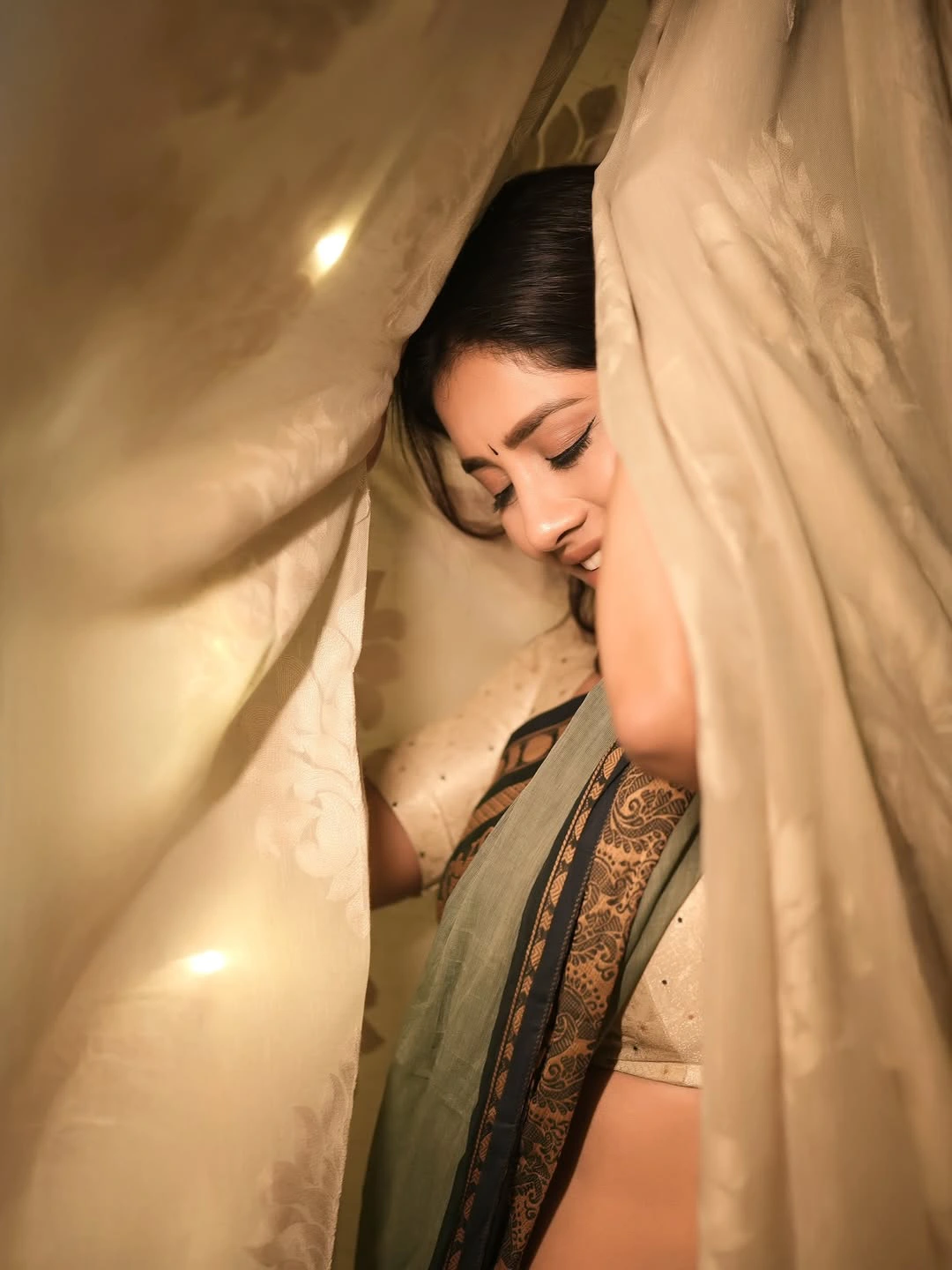 Nabha Natesh Shows her Beauty in Saree