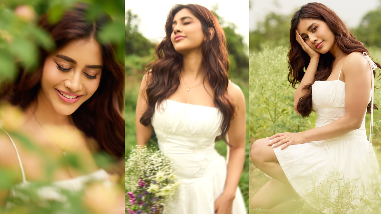 Nabha Natesh: వైట్ ఫ్రాక్ లో నభా నటేష్ హాట్ లుక్స్.. ఫోటోలు