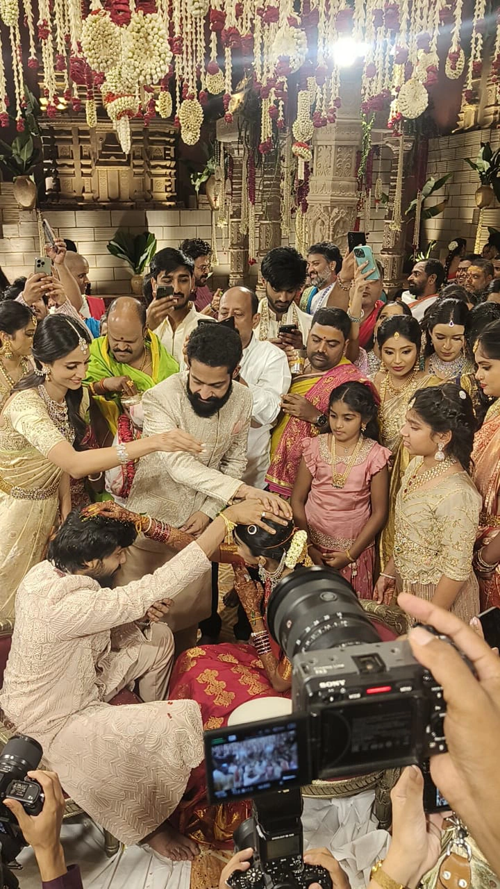 NTR Brother in Law Narne Nithiin Wedding Photos