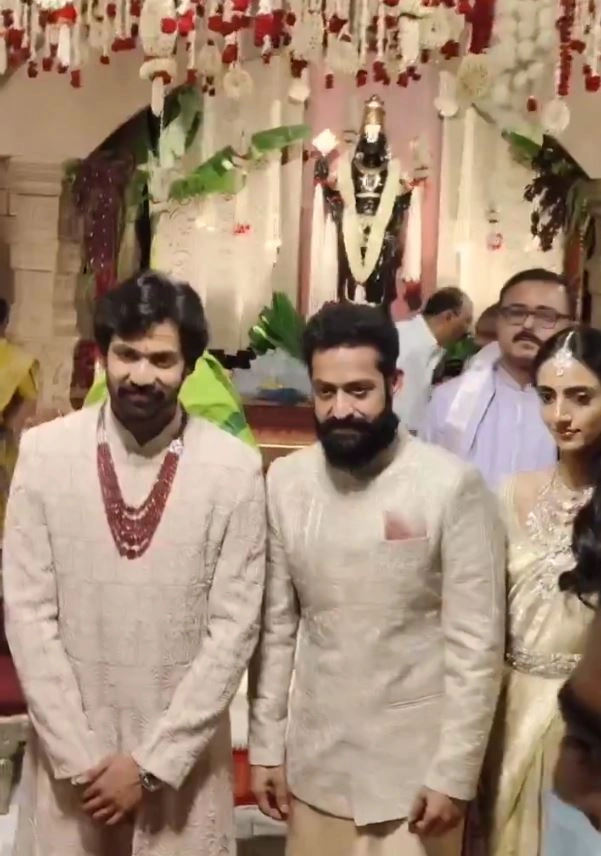 NTR Brother in Law Narne Nithiin Wedding Photos