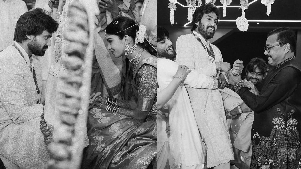 Narne Nithin Wedding Photos : ఎన్టీఆర్ బామ్మర్ది.. నార్నె నితిన్ పెళ్లి ఫోటోలు చూశారా?