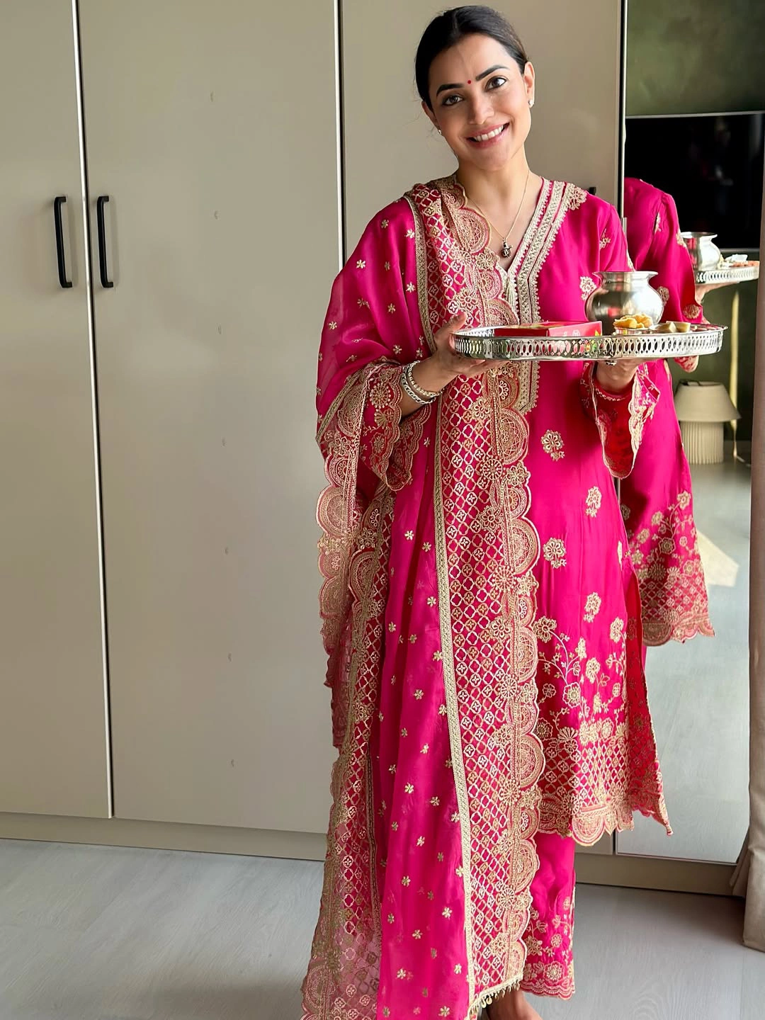 Nisha Aggarwal Karwa Chauth Celebrations