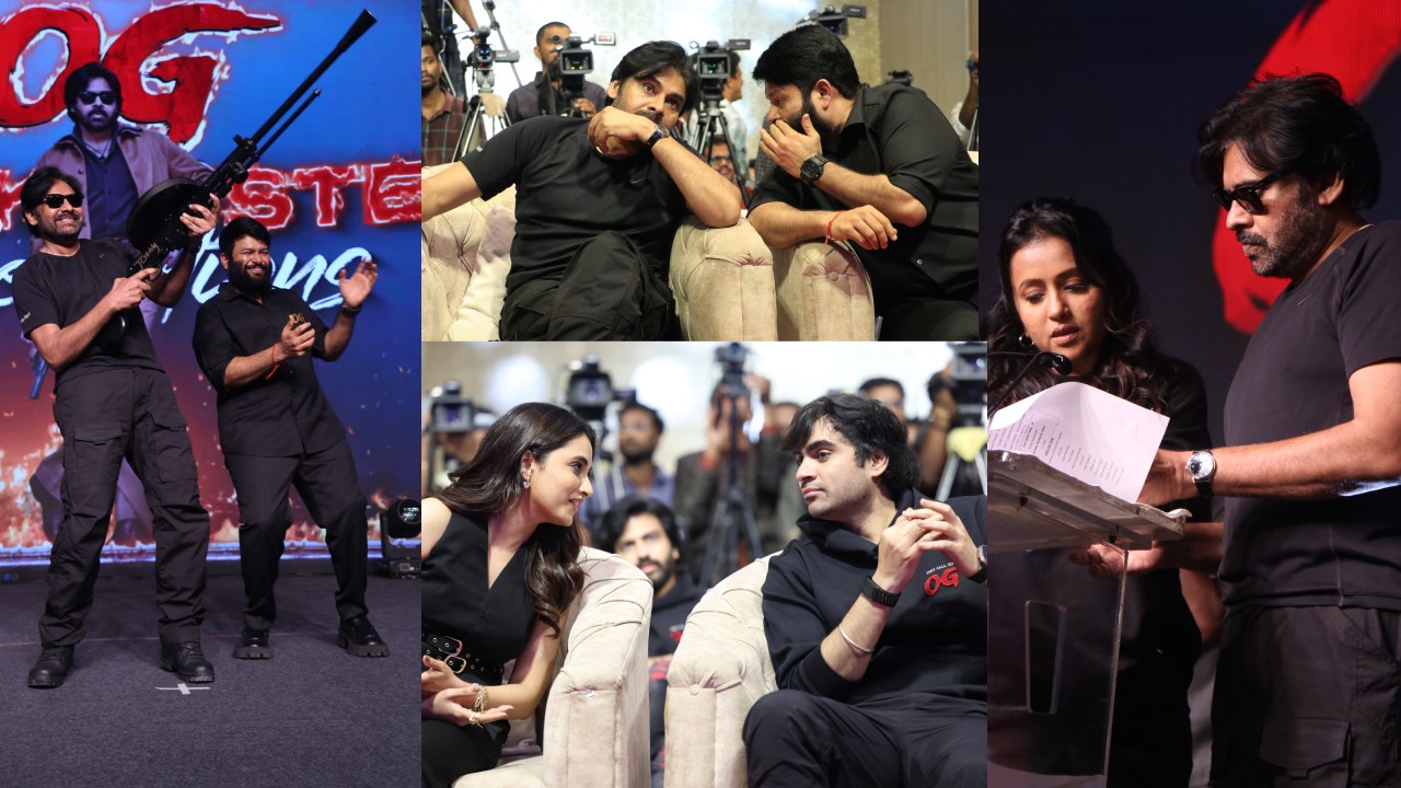 OG Success Meet : ఘనంగా పవర్ స్టార్ పవన్ కళ్యాణ్ OG సక్సెస్ మీట్.. ఫొటోలు..
