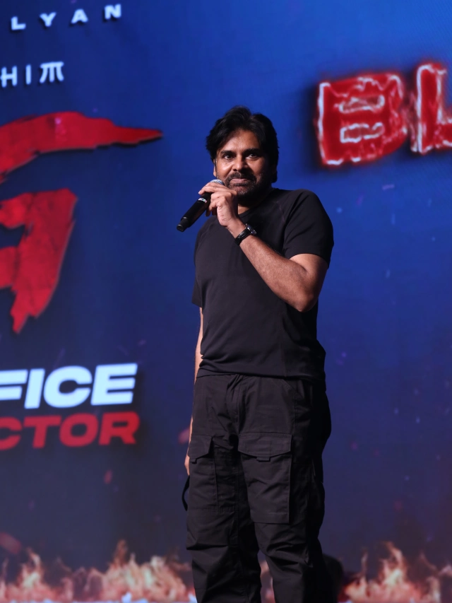 Pawan Kalyan Stylish Looks in OG Success Meet